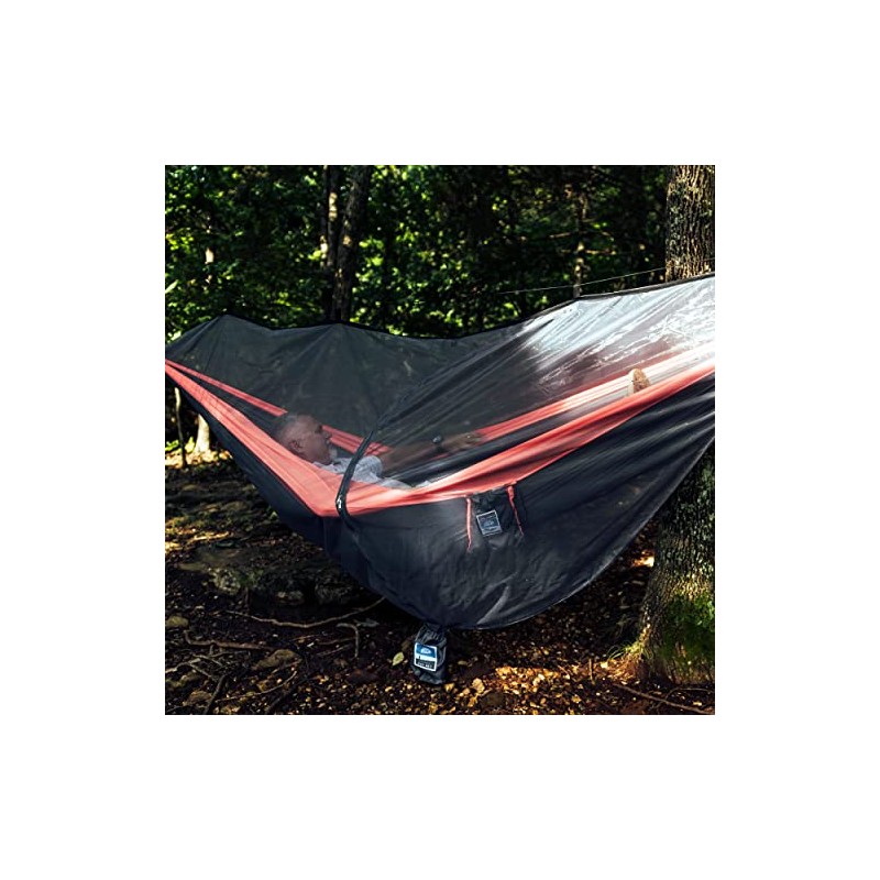Equip Outdoors Hammock Mosquito Net with No-See Polyester Mesh 360-Degree