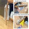 Evelots Towel Hook, Bar Over Cabinet Door - Kitchen, Bathroom