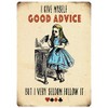 Fridge Magnet - Alice in Wonderland - I Give Myself