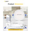 Ensenior 12 Pack 6 Inch LED Recessed Light, Dimmable, 3000K-5000K