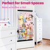 Stuffed Animal Storage Net, Elastic Stuffed Toy Holder,Door/Wall Mount Length