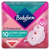 Bodyform Ultra Fit Super Winged Sanitary Towels 10 Pads -