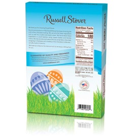 Russell Stover White Pastelle Flat Back Rabbit, 7 oz.