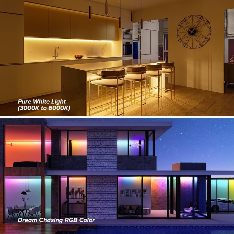 BTF-LIGHTING WS2805 SPI RGBCCT Addressable Dream Colour LED Strip WS2805