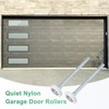 M METERXITY 2-Pack Nylon Garage Door Rollers, 1.8"/ 46mm Quiet