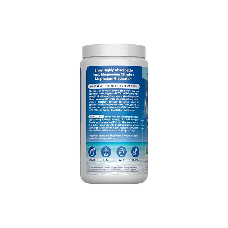 Natural Vitality Natural Calm Magnesium Anti Stress, Orignal, 16 oz