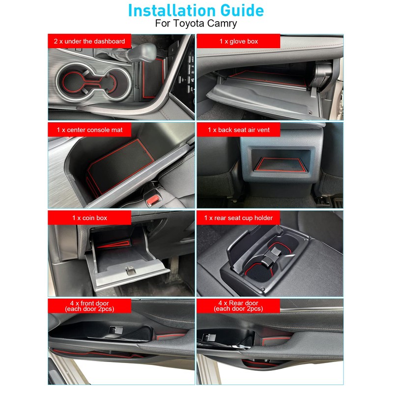 REMOCH for Toyota Camry Accessories 2018 2019 2020 2021 2022