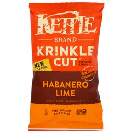 Kettle Foods Habanero Lime Krinkle Cut Kettle Chips, 5 OZ