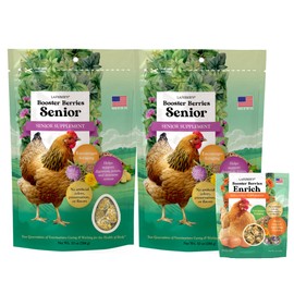 LAFEBER'S Booster Berries Senior Chicken Supplement, for Chickens (10oz Pack of 2)
