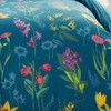 Dreams & Drapes - Ingrid Floral Print Reversible Duvet Cover
