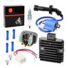 Ignition Coil Pack & Voltage Regulator Rectifier Starter Relay Spark