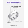 Stainless Steel Hexagon Geometric Ring for Men Size 11