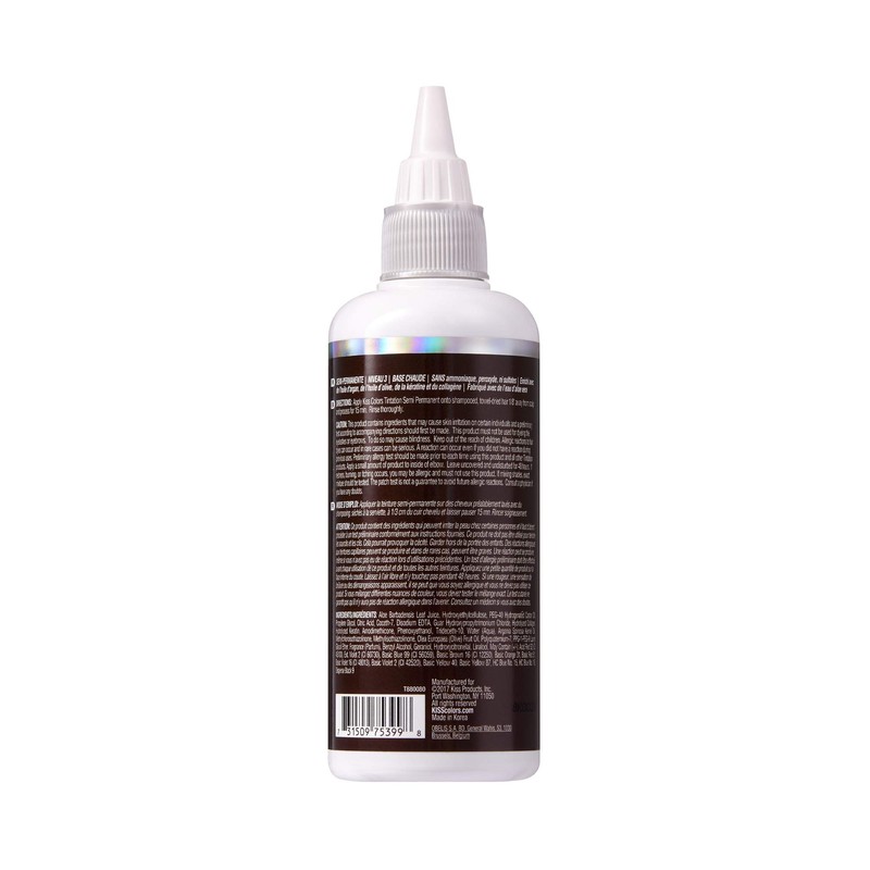 Red by Kiss Tintation Semi-Permanent Hair Color, Aloe Vera Water