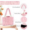 Fecialy Women Acrylic Clutch Purse Beads Evening Handbag Marble Clutch