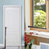 HoneSecur 2-in-1 Door Security Bar & Sliding Patio Door Stopper