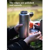iBasingo Titanium Water Bottle 1050ml Outdoor Camping Cookware Sport Drinking