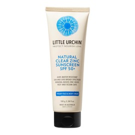 Little Urchin Natural Clear Zinc Sunscreen SPF 50+, 100ml
