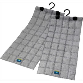 Foral Made in Japan, New Strong Deodorizing & Dehumidifying Sheet, Hanging Type, For Closets, Reusable and Economical (Includes Notification Sensor), Set of 2