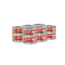 ORIJEN™ Chunks & Shreds Wet Cat Food Variety Pack: Original + Salmon & Chicken Entrées, 3oz Cans (12 Count, 6 of Each)