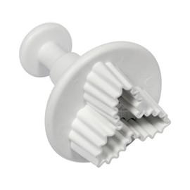 PME HS634 Veined Three Leaf Holly Plunger Cutter, Small Size , White