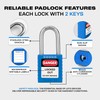 Boviisky Lockout Tagout Locks Set, 10 Blue Lockout Tagout Safety