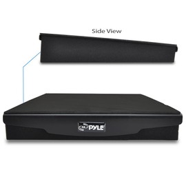 Pyle Speaker Isolation Pads - 7.5 x 9.1 x 2.3 inches - Acoustic Noise Isolation Platform - Foam Riser Recoil Stabilizer with Rubber Base for Studio Monitor, Subwoofer, Loudspeaker - PSIO4