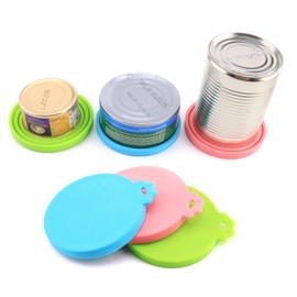Pet Food Can Covers-Comtim 3 Pack Silicone Can Lids Caps for Dog Cat Wet Food,Universal Size Fit Most Standard Size Canned Dog and Cat Food