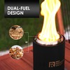 Red Mountain Valley Smokeless Tabletop Fire Pit with Mat, Portable