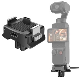 MINICOR Universal Type-C Quick Release Charging Dock with 1/4" Tripod Screw Adapter – Compatible with Pocket-Sized Camera Accessories