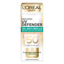 Bloqueador Defender Antibrillo Tono Claro Spf50 40g