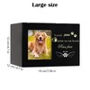 Pet Urns for Dogs or Cat Ashes, Large Wooden Dog