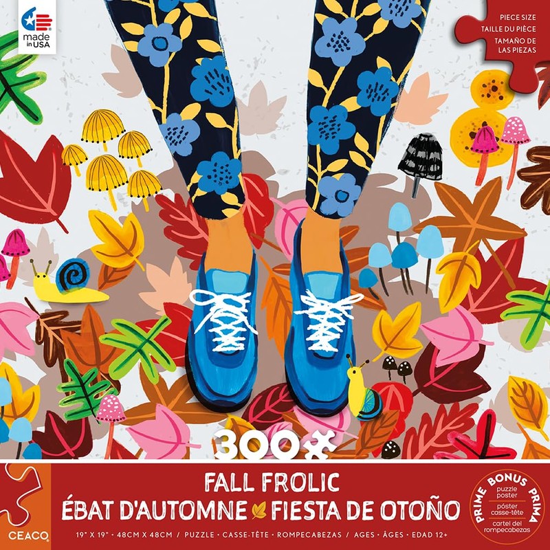 Ceaco - Fall Frolic - 300 Oversized Piece Jigsaw Puzzle