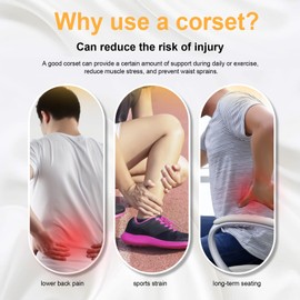 Portzon Entrenador de Cintura para Mujer, Grasa Inferior del Vientre, corsé Entrenador de Cintura de Talla Grande para pérdida de Peso Debajo de la Ropa