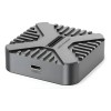 Carcasa Belcheri Para M.2 Nvme Sata Usb 3.2 Gen2 10gbps Gris Oscuro