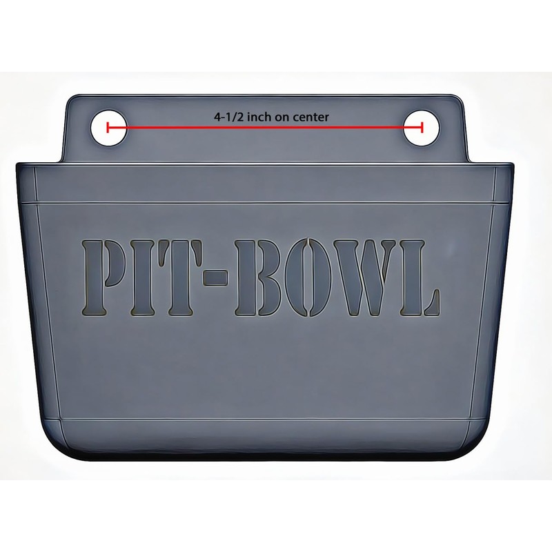 Pit-Bowl Ultra Durable XLarge Dog Crate Water Bowl with Built-in
