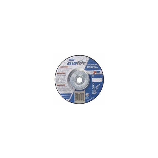 Depressed Center Wheel, 5 in Dia, 1/8 in Thick, 5/8