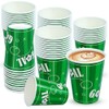 BFB Football Paper Cups Disposable 12oz Pack of 50 Party