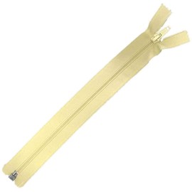 Plush Addict Number 5 Open-Ended Zip Fasteners for Sewing, Crafts, Clothing and Accessories - Lemon - 14" / 36cm