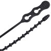 Gardner Bender 45-24BEADBK Beaded Cable Tie Wrap, 24 inch, 140