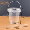 30 Sets - 34 oz Plastic Cups with Lid and