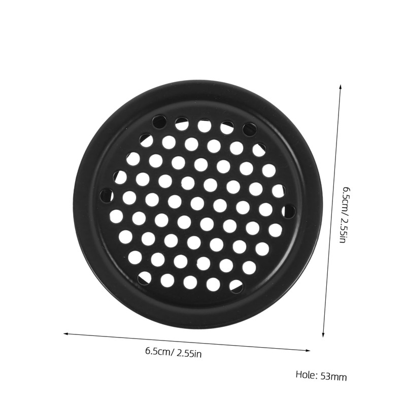 TEHAUX 6pcs Stainless Steel Mesh Air Vent Covers for Wardrobe
