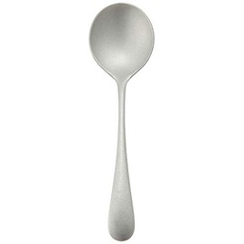 VINTAGEINOX Old English Bouillon Spoon, Made in Japan, Cafe Restaurant Soup, Stainless Steel, Aging, Unbreakable, Dishwasher Safe