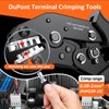 Preciva Crimping Tool Kit, 1350PCS JST-XH Conectors Kit, AWG28-18（0.08-1mm² Ratcheting