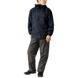 AITOZ Safety Hood Rain Suit (Unisex) (AS-5120) for Spring and Summer, Navy AZ56208 008 5L