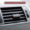 AMPRO 4x Auto Air Conditioning A/C Vent Blade Slice Clip