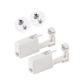 LeFeirr Ear Piercing Kit Disposable Ear Piercing Earrings Gun Silver Star, 2 Packs