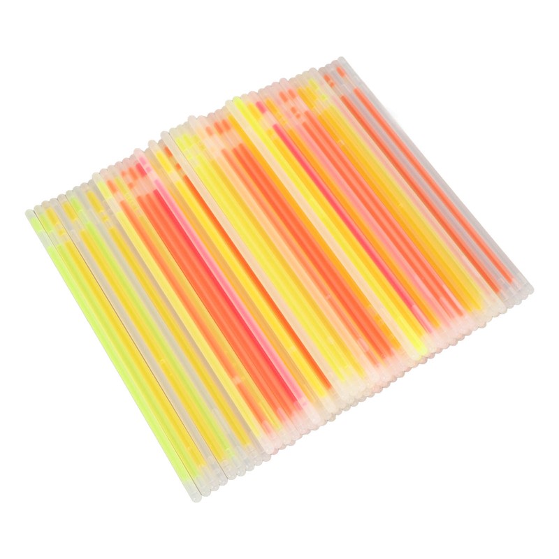 100PCS Glow Sticks Safe Waterproof Light Sticks Glow in The