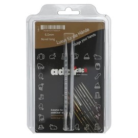 Addi Click Novel Lace Long Tips, Metal, 6.00mm (UK 4 / US 10), 6mm