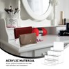 DOITOOL Acrylic Wallet Display Stand Holder 4 Steps Clear Handbag
