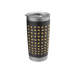 Goldfish Crackers Pattern Funny Goldfish Cracker Stainless Steel Insulated Tumbler
